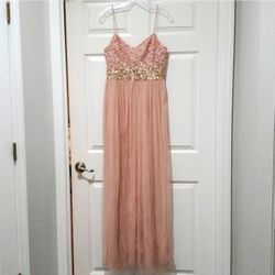 Pink Sequin Dress