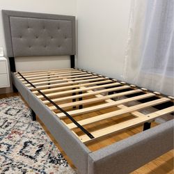 Twin XL Bed Frame – Clean, Sturdy, Easy Pickup (Must Go)