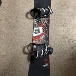 Burton Snowboard With Bindings