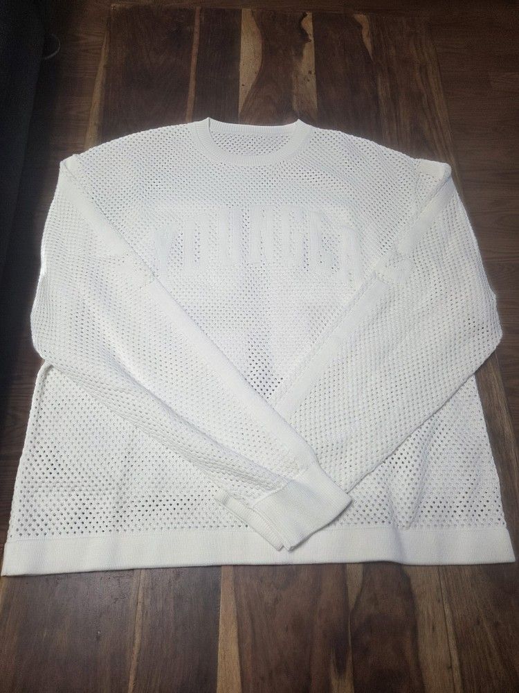 YoungLA White Mesh Knit Longsleeve
