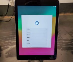 Apple iPad 6th Gen. A1893 32GB Space Gray WIFI 9.7" MR7F2LL/A Good Working #134