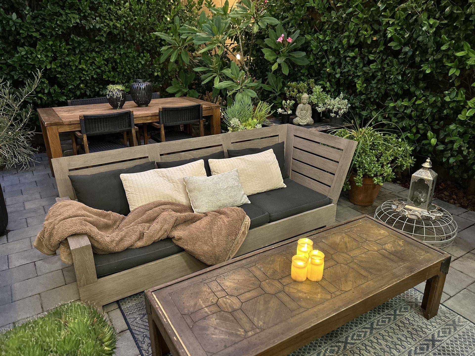 Restoration Hardware Outdoor Teak Sofa for Sale in Irvine, CA OfferUp