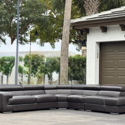 🛋️ Couch/Sofa Sectional - Italian Leather - Delivery Available 🚛