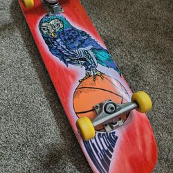 Welcome Hooter Shooter On Bunyip Skateboard Deck 