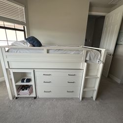 Pottery Barn Low Loft Bed