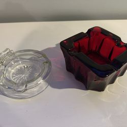 Vintage Glass Ashtrays