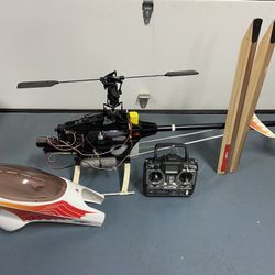 RC Helicopter Thunder Tiger Raptor 30 RC Helicopter.