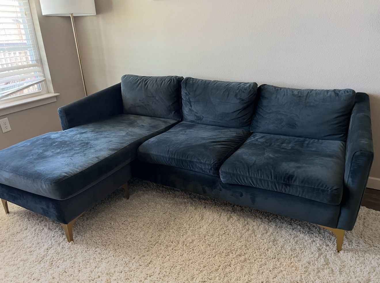 81” Wide Reversible Sofa & Chaise