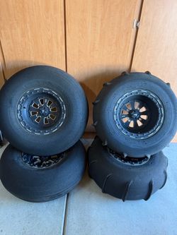 Sandcraft Destroyer Paddle Tires + DWT Beadlocks – Complete Set
