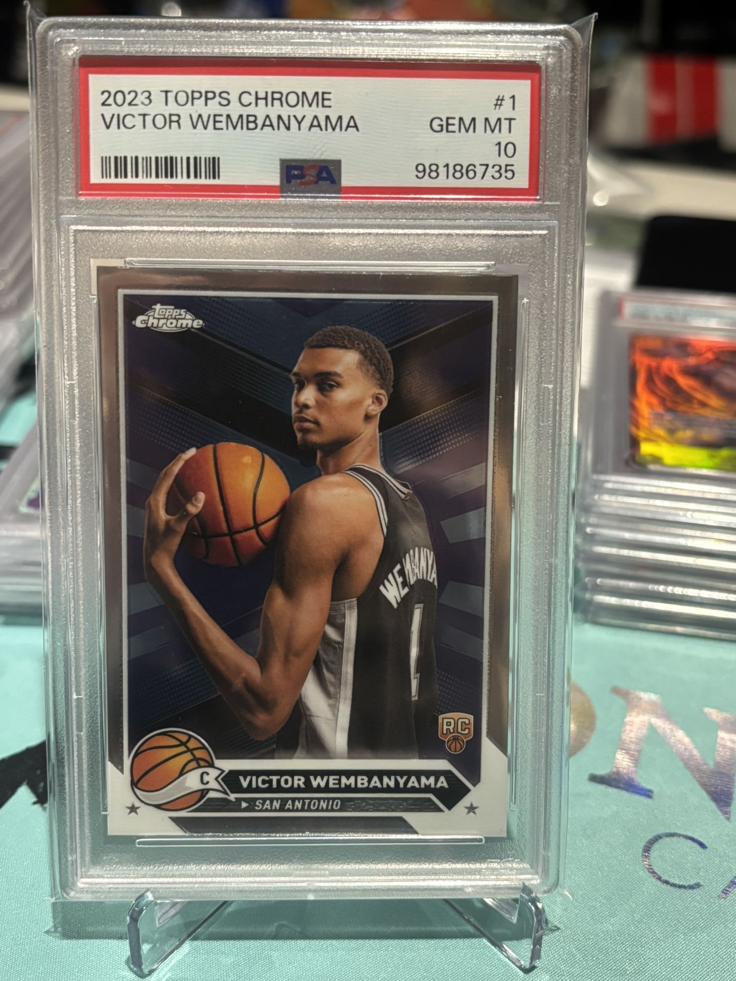 2023 Topps Chrome Victor Wembanyama #1