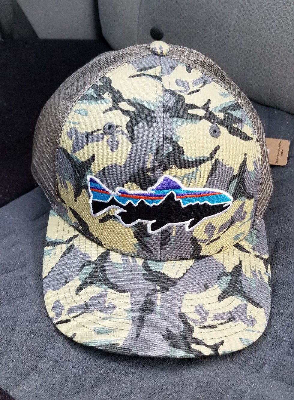 Patagonia Trout Camo Trucker Hat