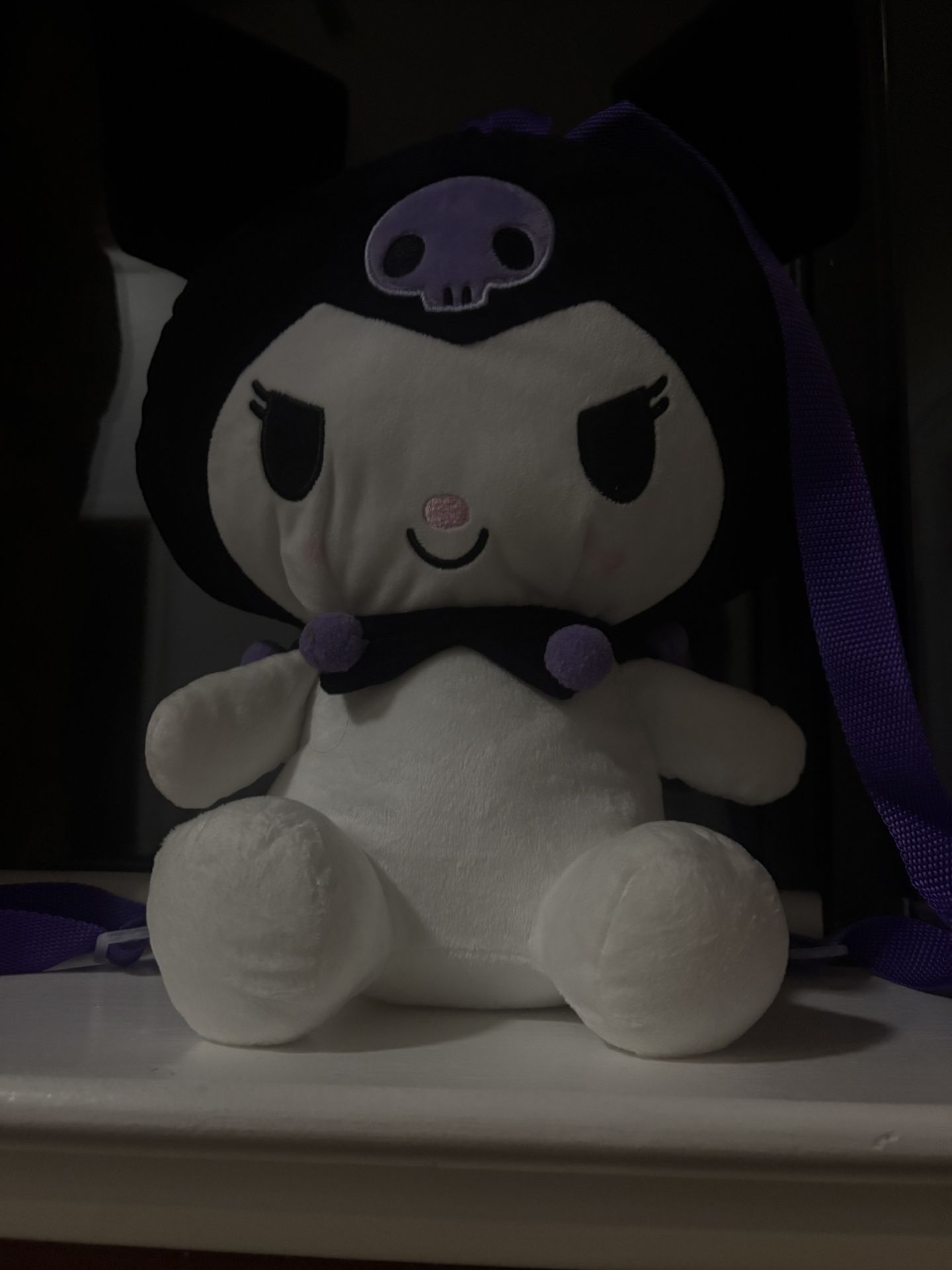 Sanrio Kuromi Backpack Plush 15 Inches Authentic Toy Gift Doll Hello Kitty New