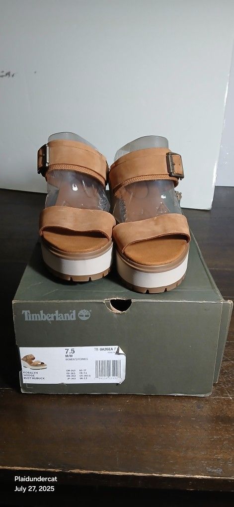 Timberland Koralyn Wedge Rust Nubuck