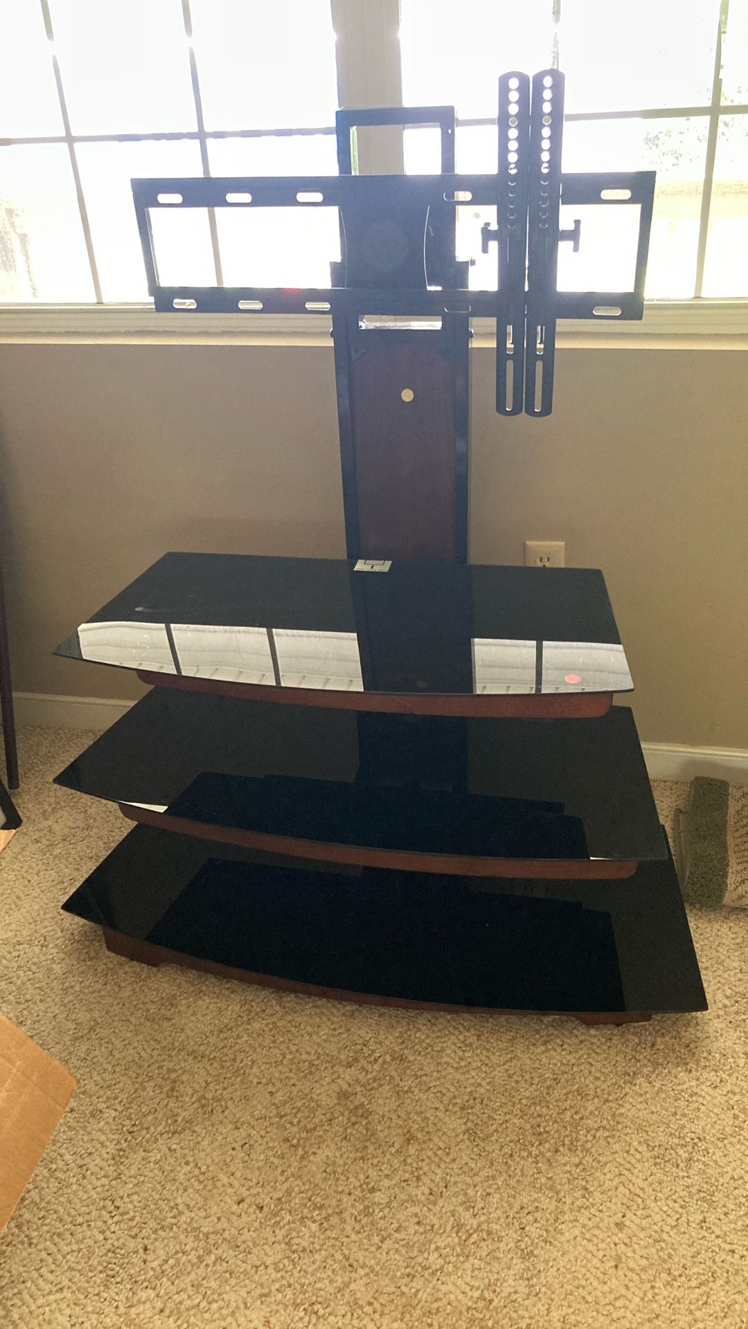 Glass Tv Stand With Mount