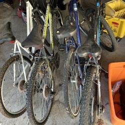 4 Bicycles Good Condition 