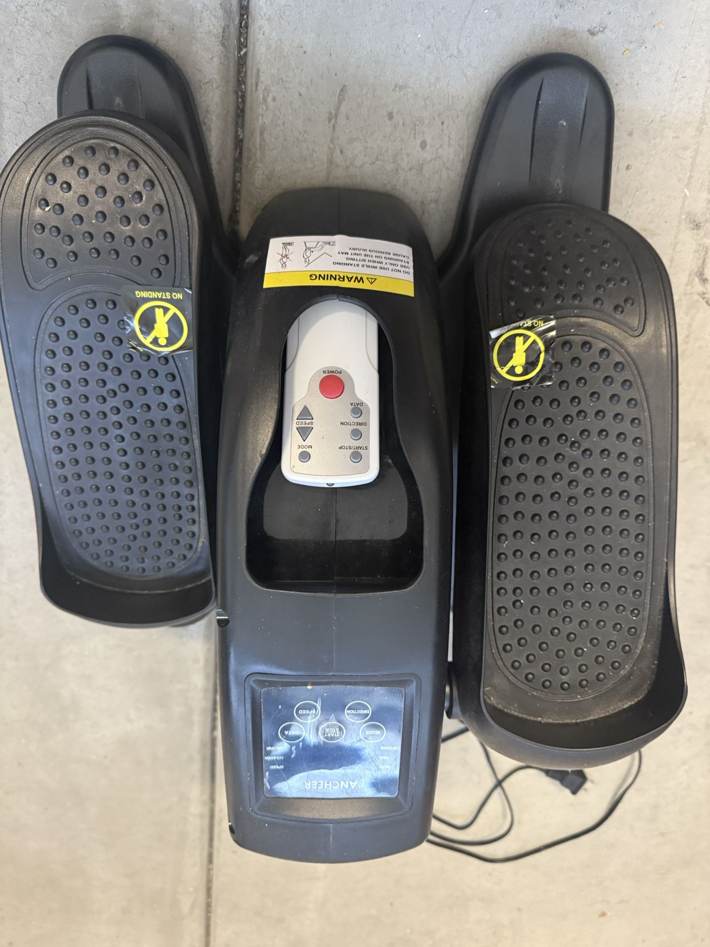 ANCHEER Under Desk Elliptical Machine - Quiet Pedal Exerciser for Seniors, Office & Home, Low-Impact Seated Leg Workout Equipment, Smart LCD Display,