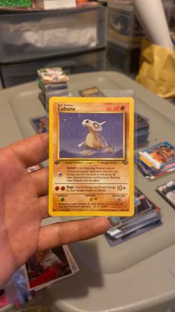 Cubone #050/64 Jungle 1st Edition PokƩmon Card
