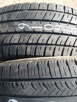 215 60 16 two good car tires $20 each