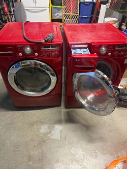 LG front loader washer and dryer