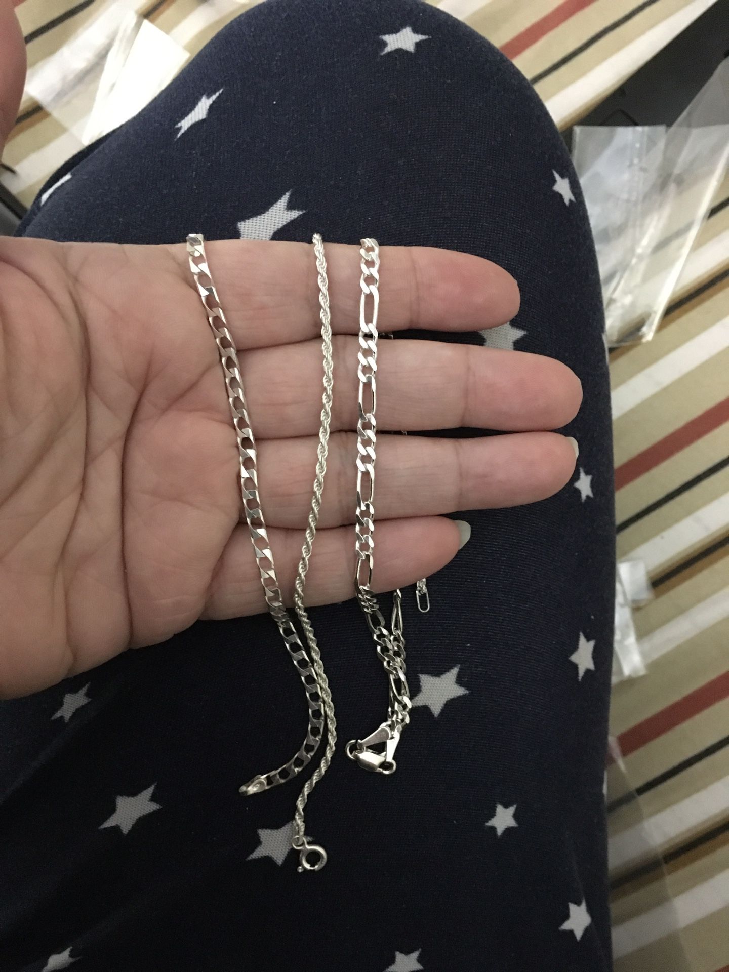 Real 925 Sterling Silver Bracelets 