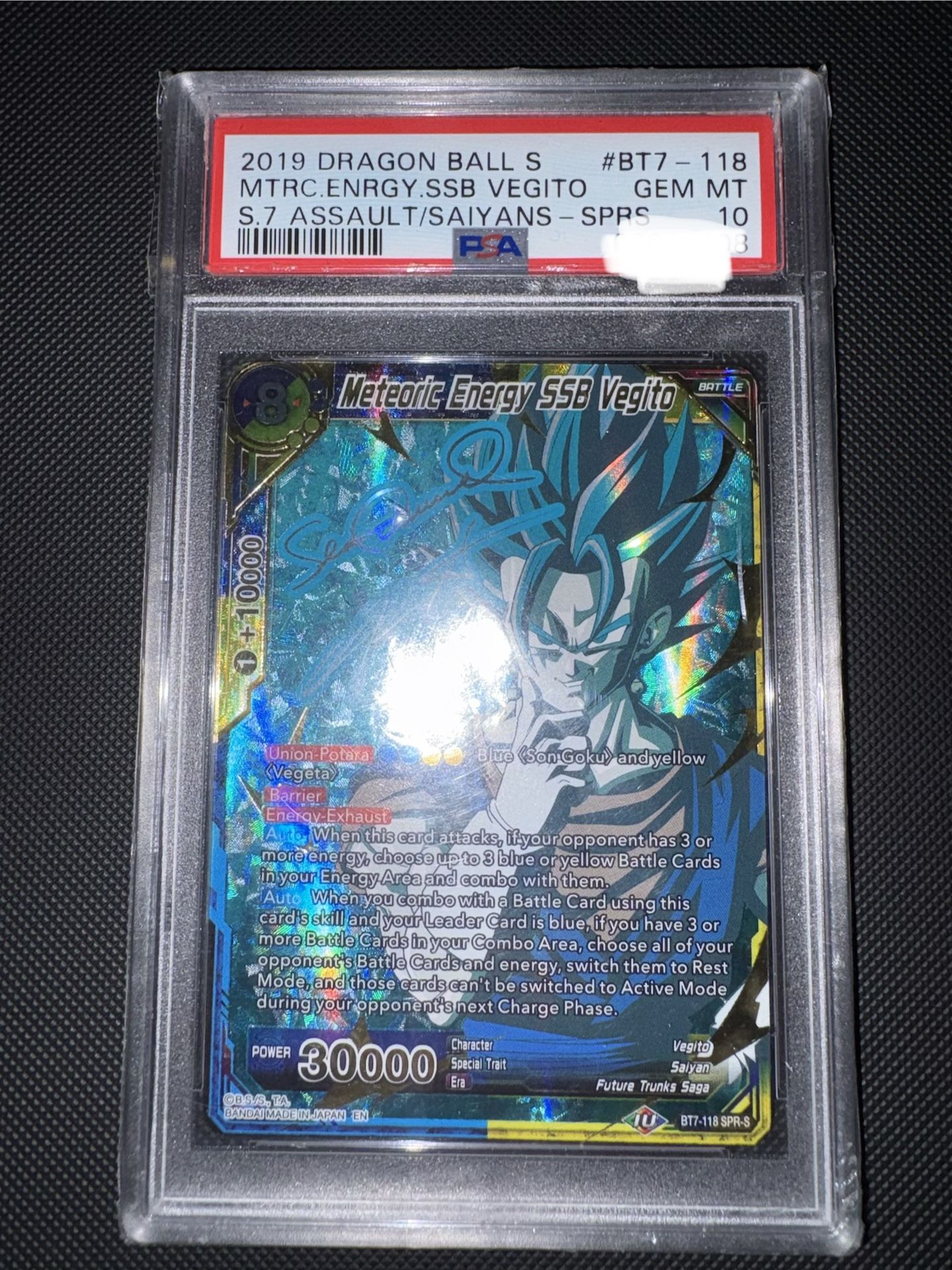 2019 Meteoric Energy SSB Vegito Special Rare Signature