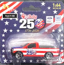 4th of July 250 Years Ford F-150 1:64 Scale