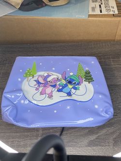 Stitch And Angel Cosmetic Bag