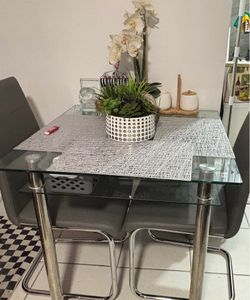 Dining table with chairs