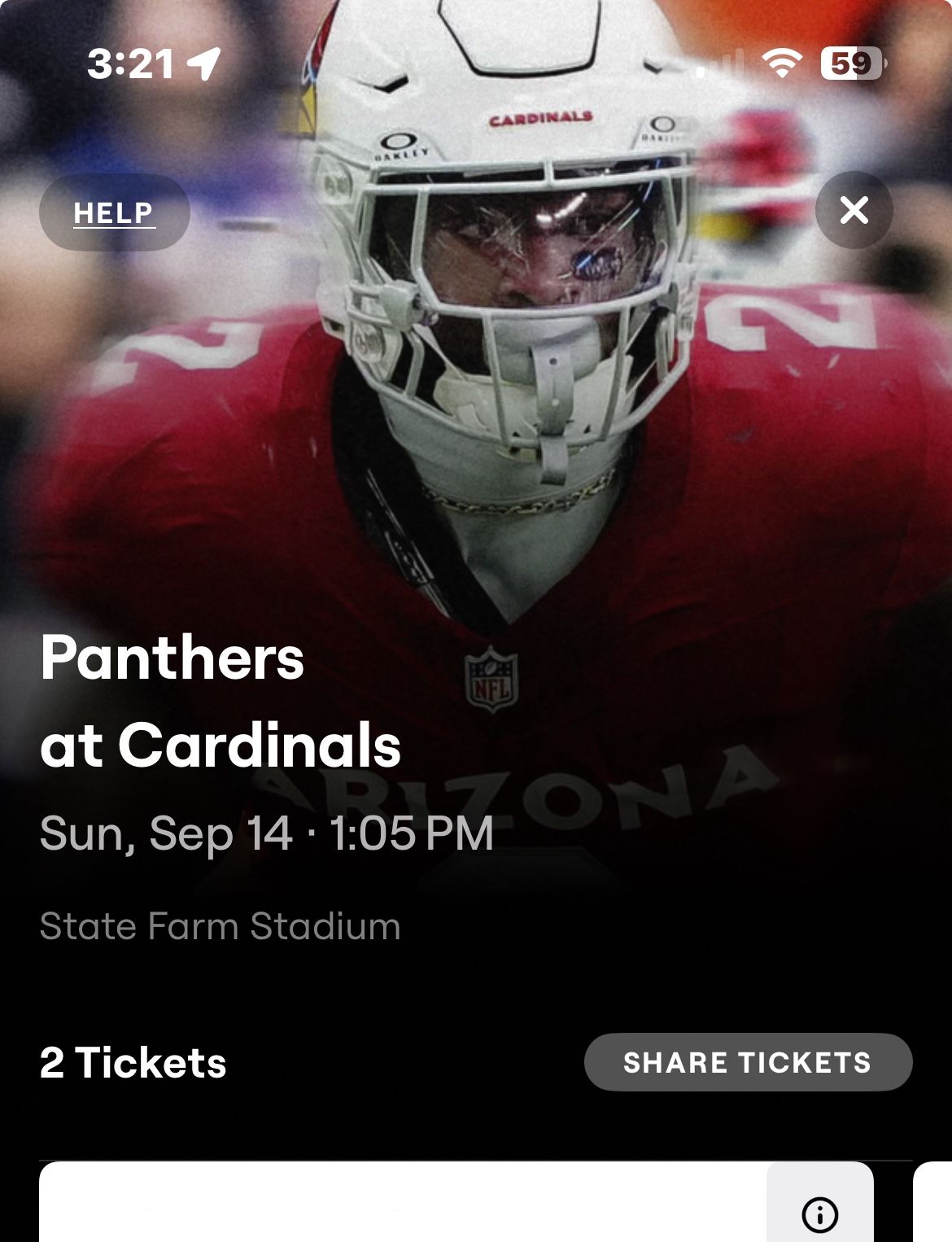 Panthers @ Cardinals 