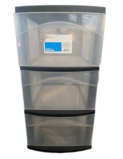 3 Drawer Plastic Storage