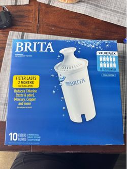 Brita standard water filters 9 pieces