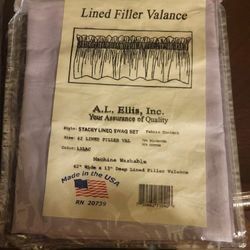Lilac Window Curtain Valance