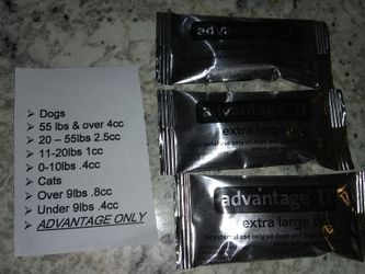 3 tubes of advantage