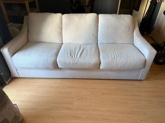 3-Seat Light Gray Fabric Sofa from Ashley’s