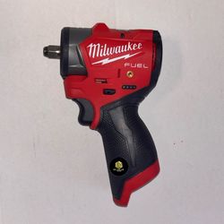 Milwaukee M12 FUEL 12V Lithium-Ion Brushless Cordless 3/8 in. Sub Compact Impact Wrench(Tool only)