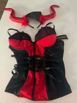 Spirit Halloween Devil Costume with Horns Headband
