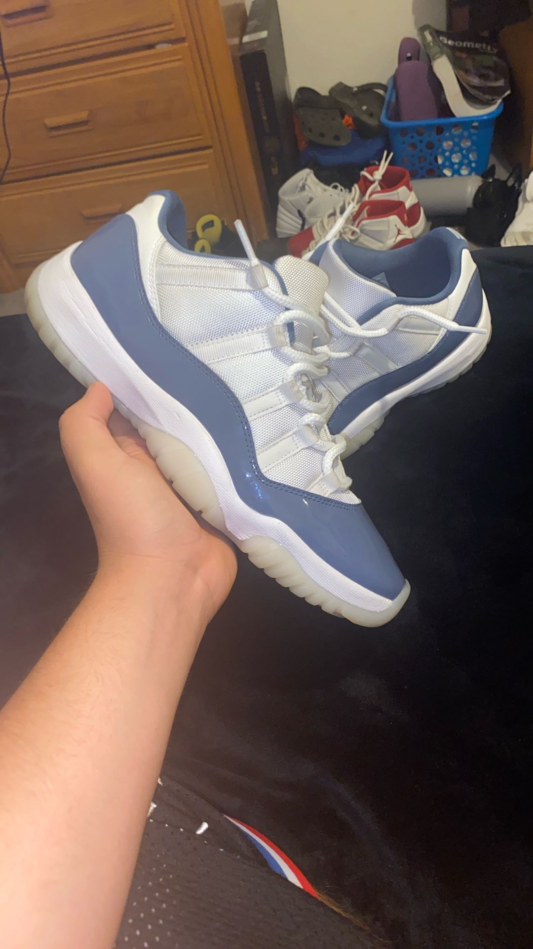 jordan 11 diffused blue size 10.5