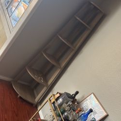 Living Room Corner Shelves 