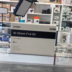 Sigma 18-35mm F1.8 DC