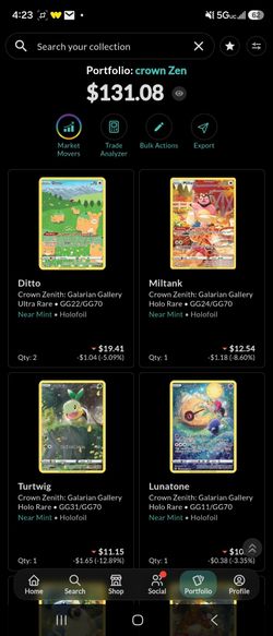 Pokemon Singles Crown Zenith