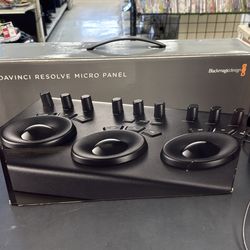 Davinci resolve micro panel