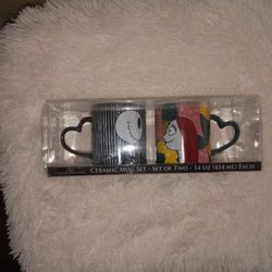 Mugs . Sally And Jack .New 