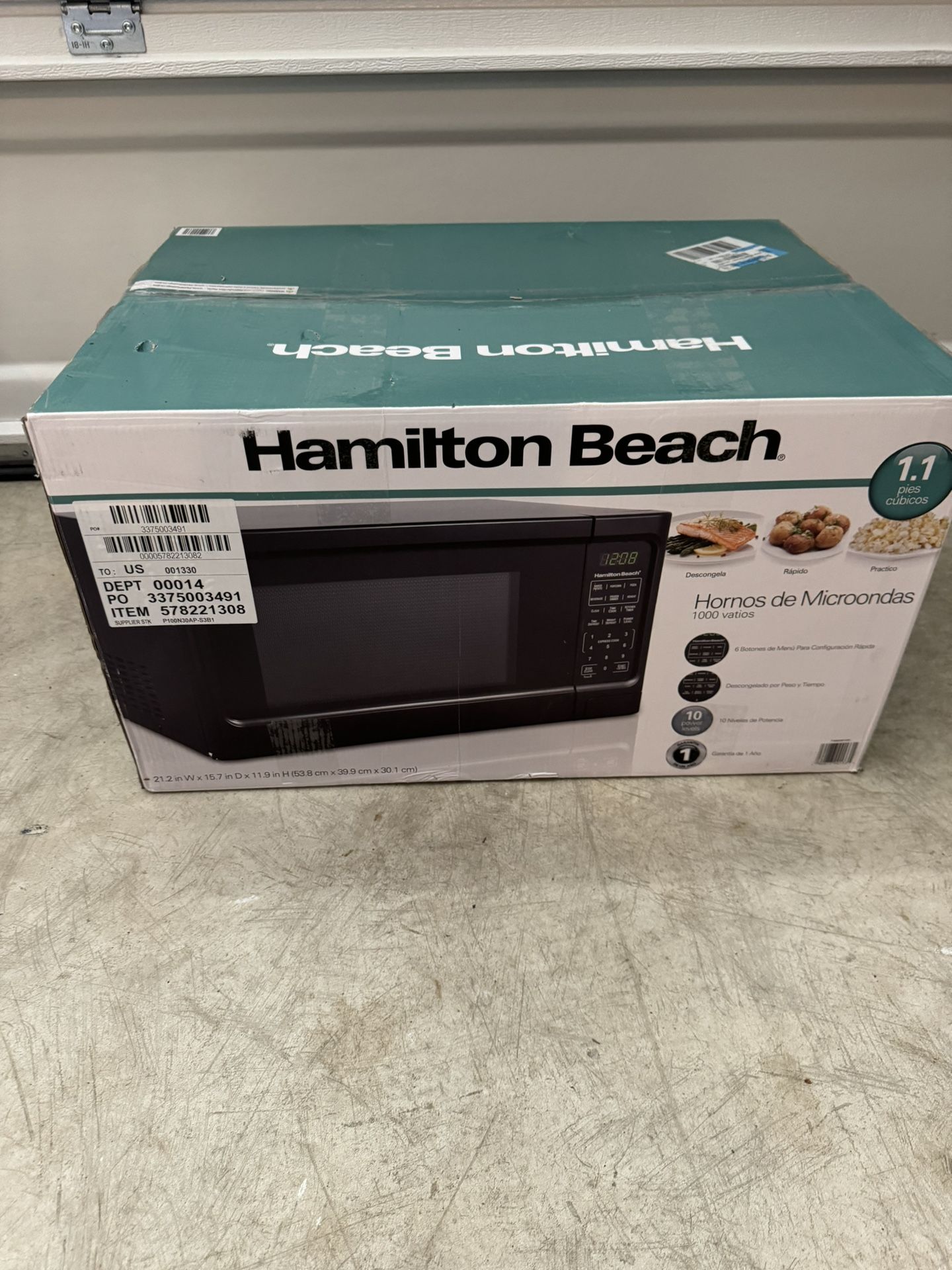 Hamilton Beach Microwave