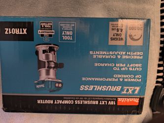 New Makita 18v Lxt Brushless Compact Router TOOL ONLY $240 In Store Asking $180