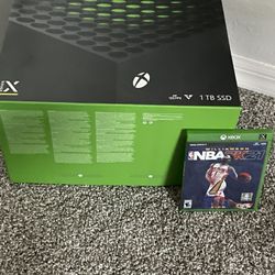 Xbox Series X With NBA 2k21 Next Gen