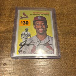 St. Louis Cardinals Jordan Walker Rookie 2023 Topps Chrome