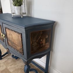 Sideboard, Console Table Hand painted Antique/ Modern