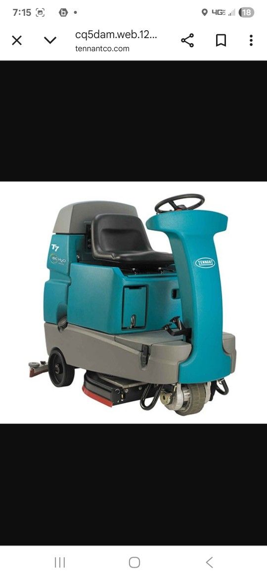 RIDE-ON FLOOR SCRUBBER (T7 EC H2O NANO CLEAN)