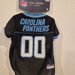 New,Pets First Licensed NFL Jersey, Carolina Panthers,  Medium 