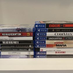 PS4 - 17 Games To Choose From